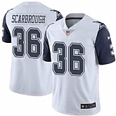 Nike Men & Women & Youth Cowboys 36 Bo Scarbrough White Color Rush Limited Jersey,baseball caps,new era cap wholesale,wholesale hats
